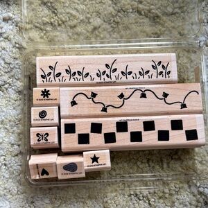 Stampin' Up! Two-step stampin’ border builder Rubber Stamp Set